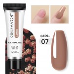 PolyGel UV /LED pentru unghii false GELFAVOR Gel For Nail Extension de 15 ml - GE0907 Coffee